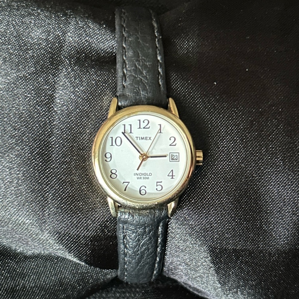 Timex Gold and Black Classic Watch